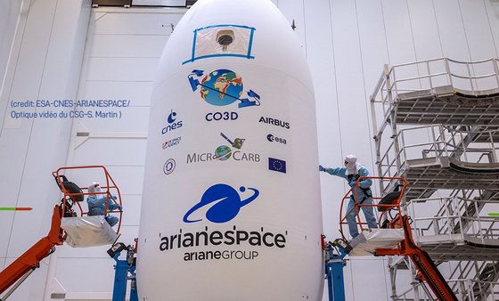 CO3D satellite with SpaceTech Solar Arrays