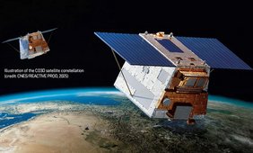 CO3D satellite with SpaceTech Solar Arrays