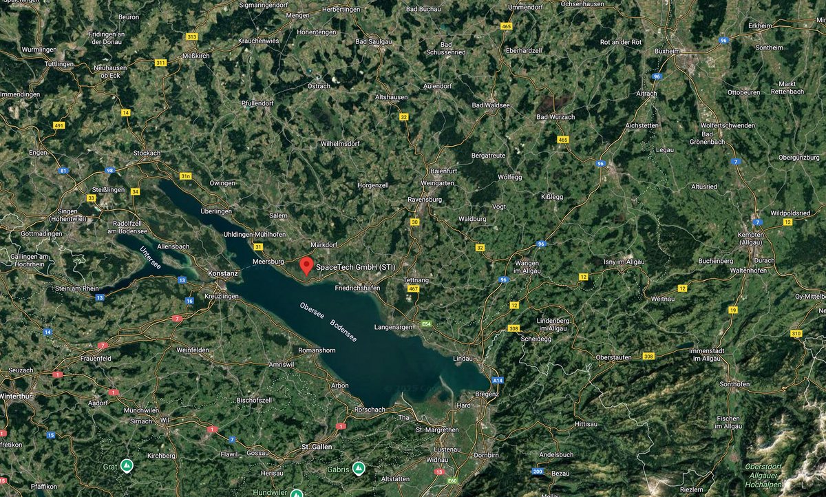 SpaceTech headquarters at Lake Constance