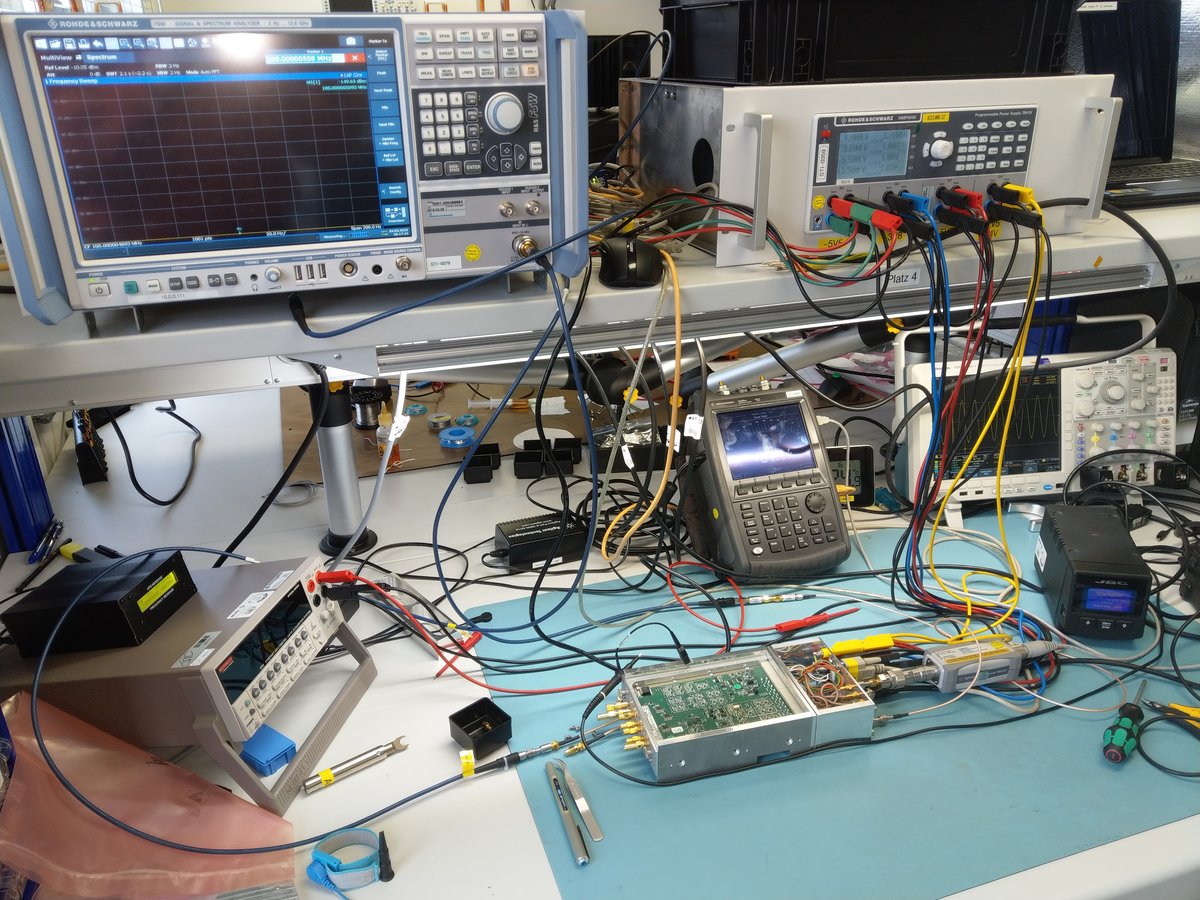 SpaceTech integration and testing of ACES ground station electronics