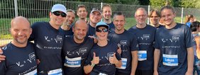 SpaceTech running team at ZF company run 2022