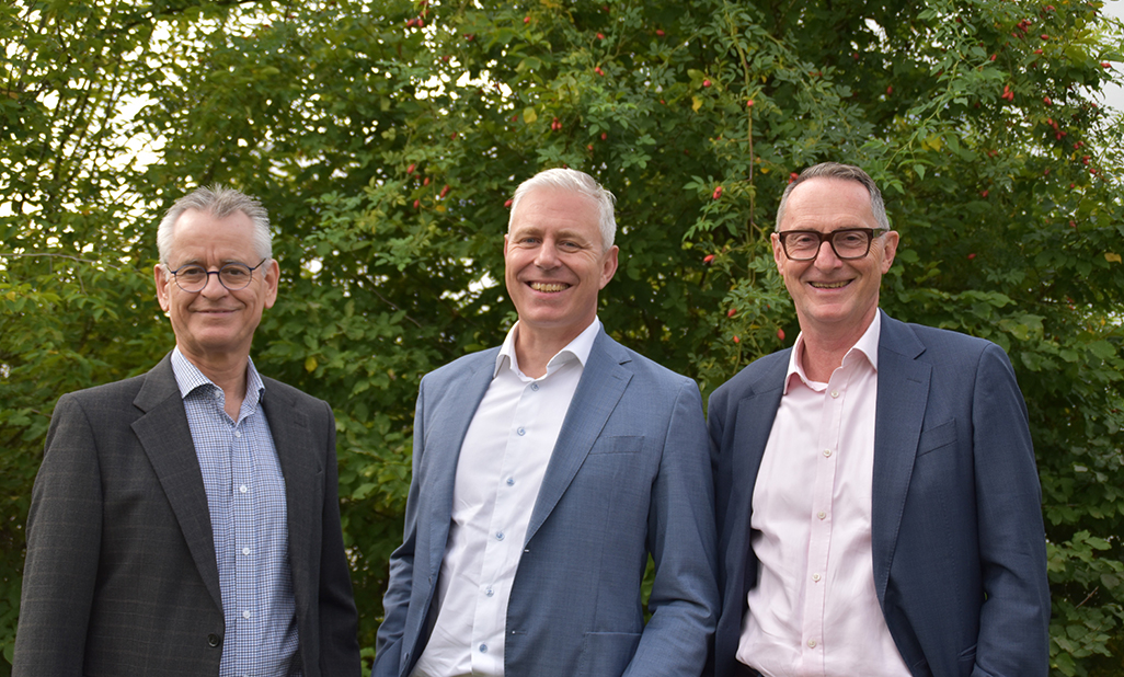 STI executive board Frank Gilles, Benoit Mathieu and Wolfgang Pitz