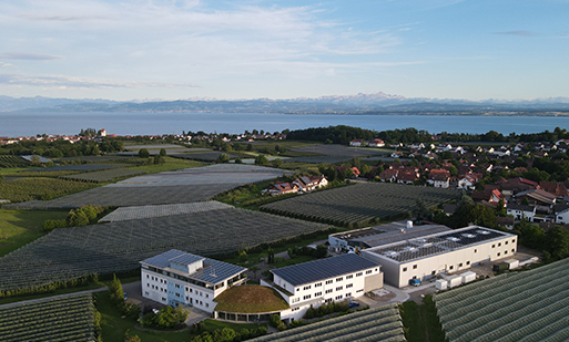 SpaceTech headquarters at Lake Constance using self-sustaining energy