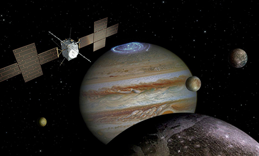 SpaceTech equipment mechanisms JUICE RIME antenna