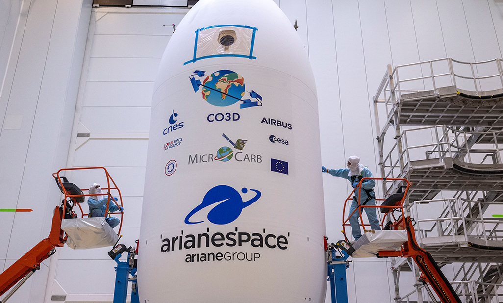 CO3D satellite with SpaceTech Solar Arrays