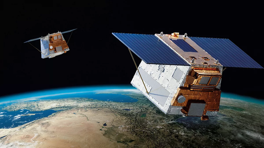 CO3D satellite with SpaceTech Solar Arrays